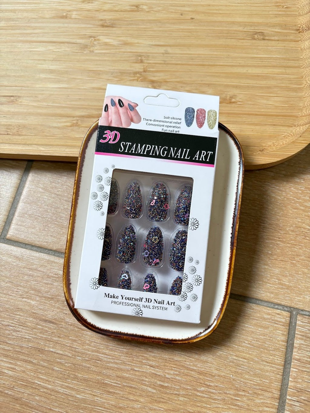 Uñas pressOn bolitas