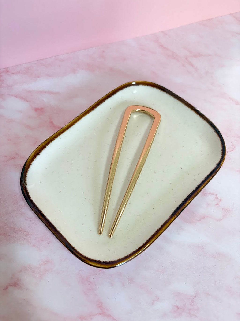 Pinza francesa en U metal