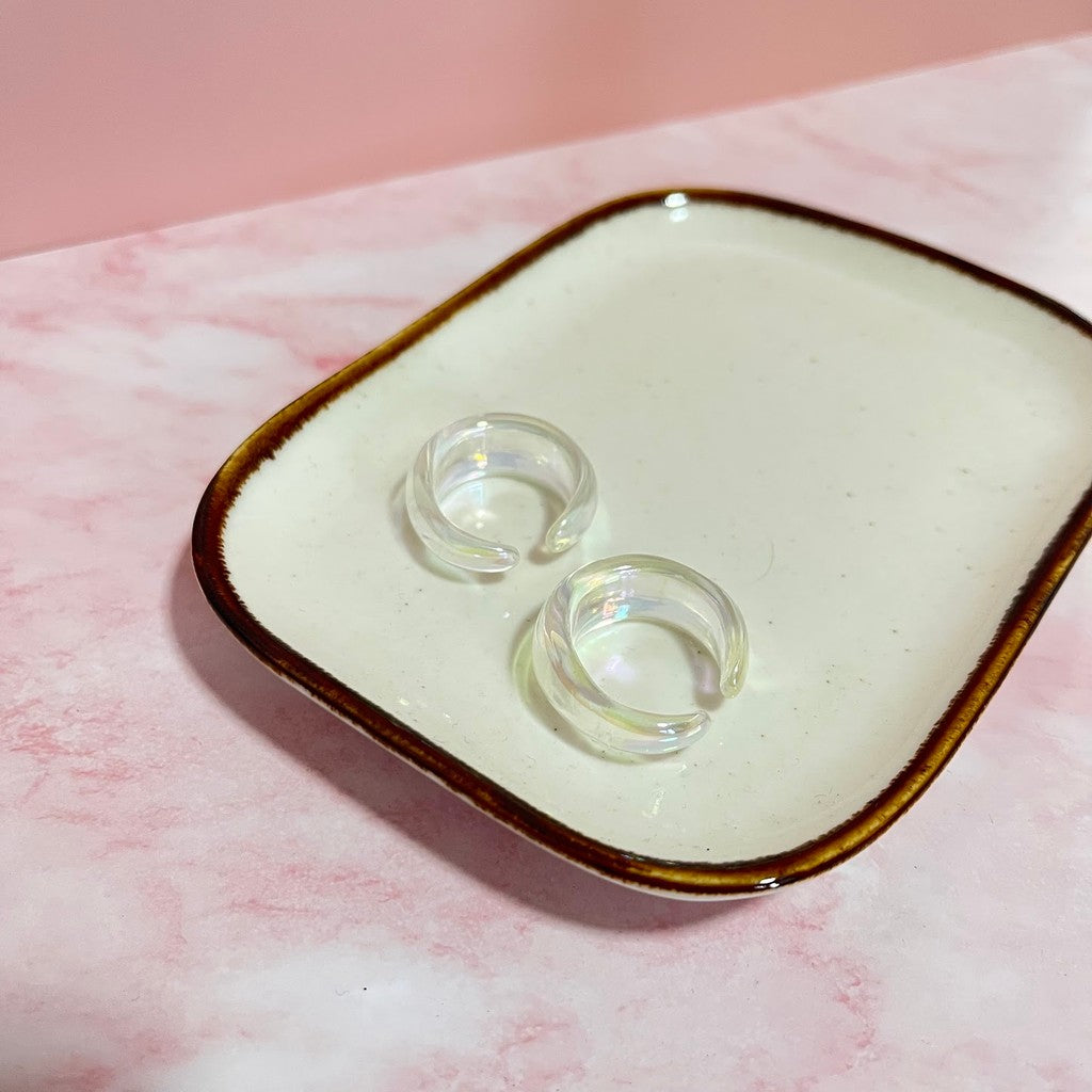 Perlita clear maxiearcuff