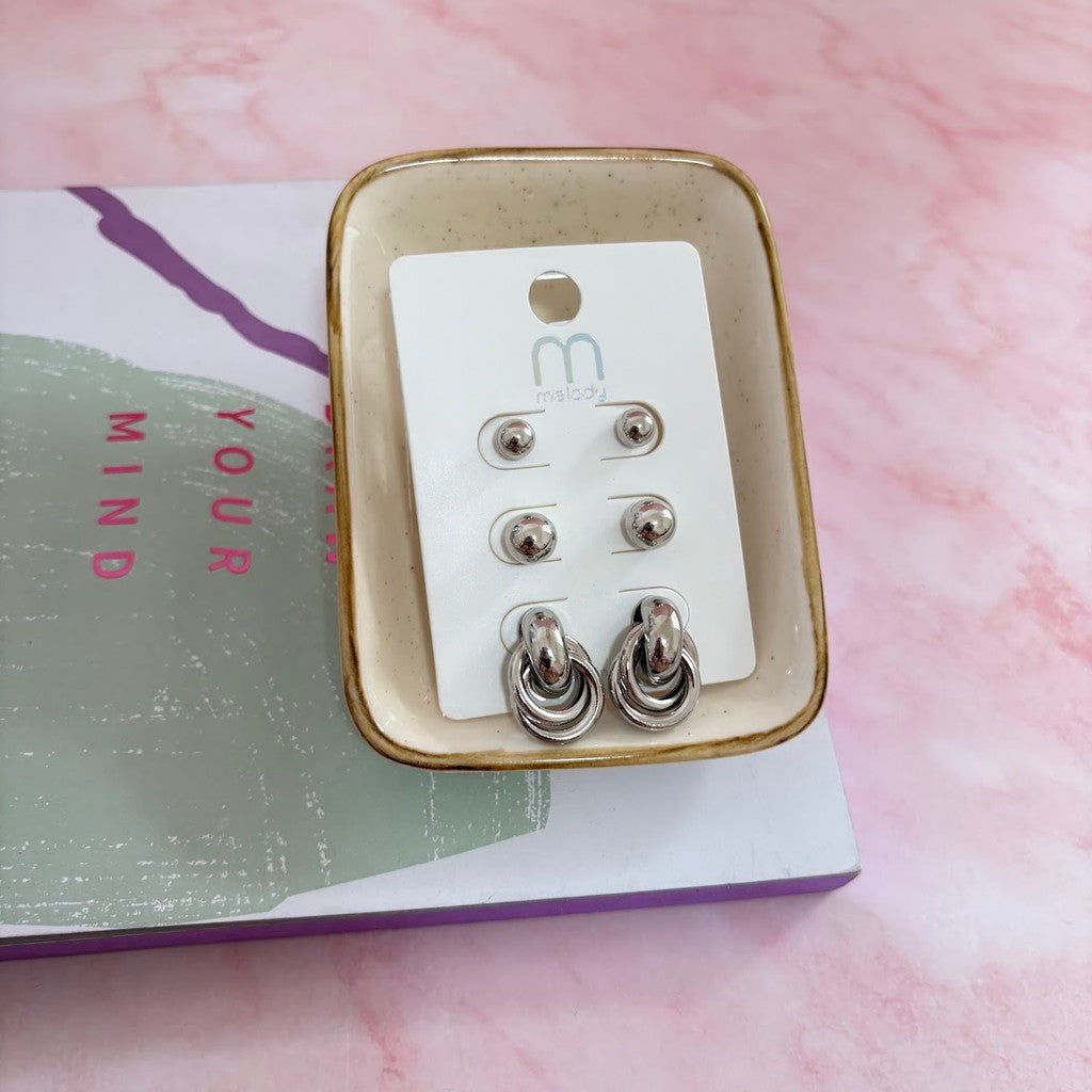 Set de aretes stud