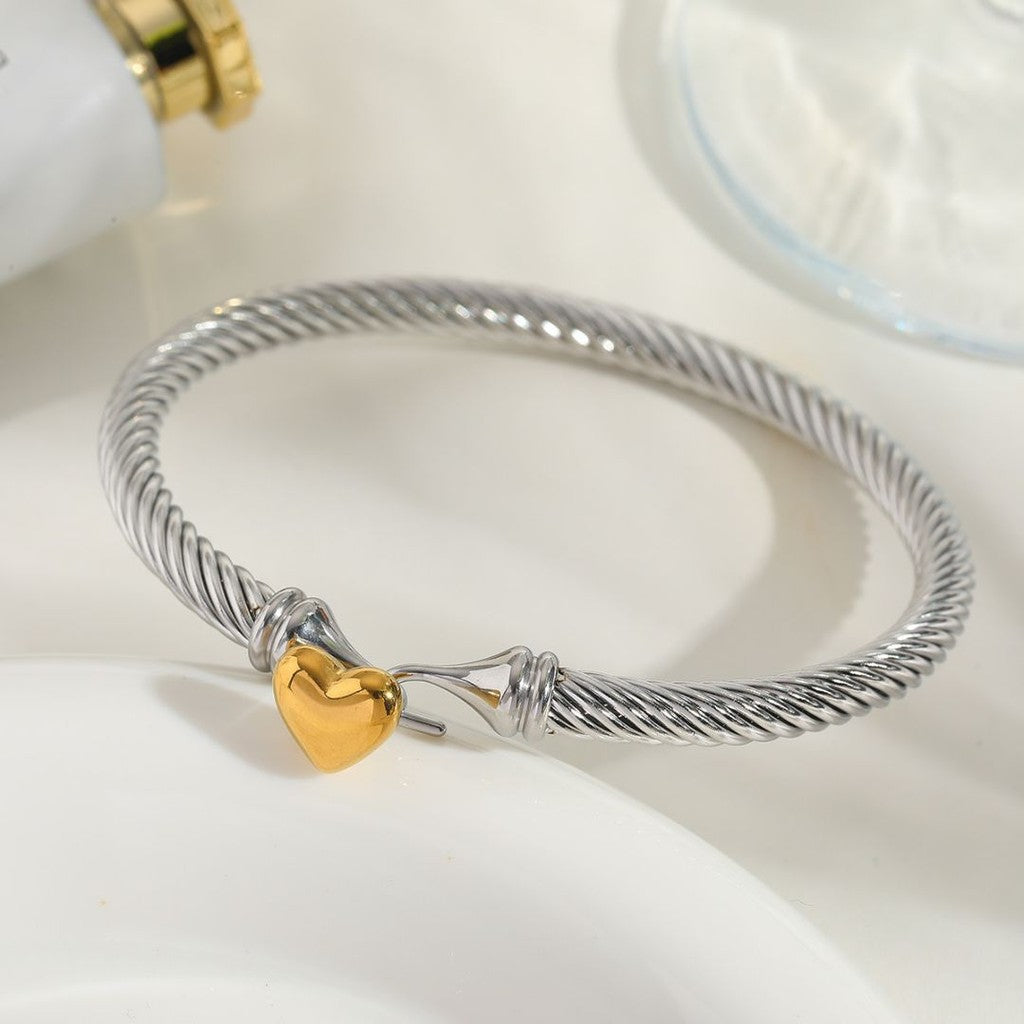 Pulsera de gancho corazon