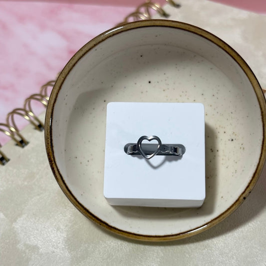 Anillo mini love inox