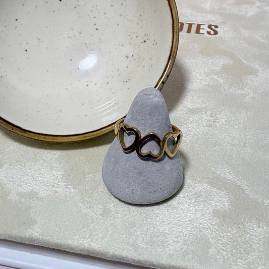 Anillo triple amor inox