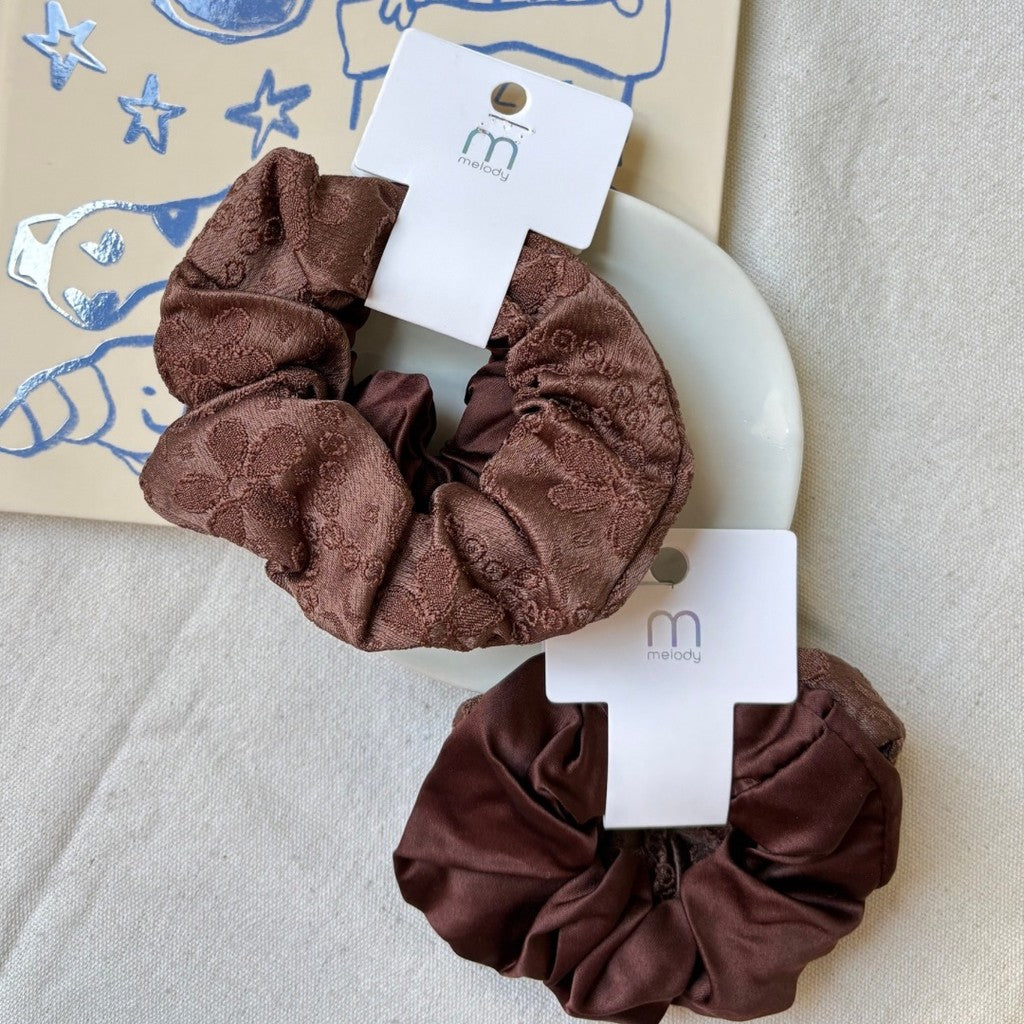 Duo scrunchie textura