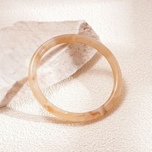 Pulsera de resina cremita formas