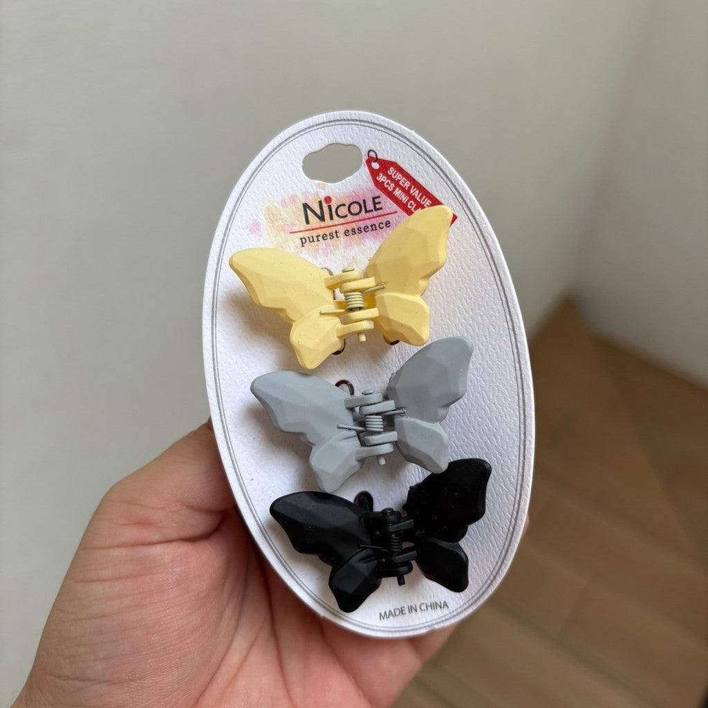 Trio de mariposas brillantes