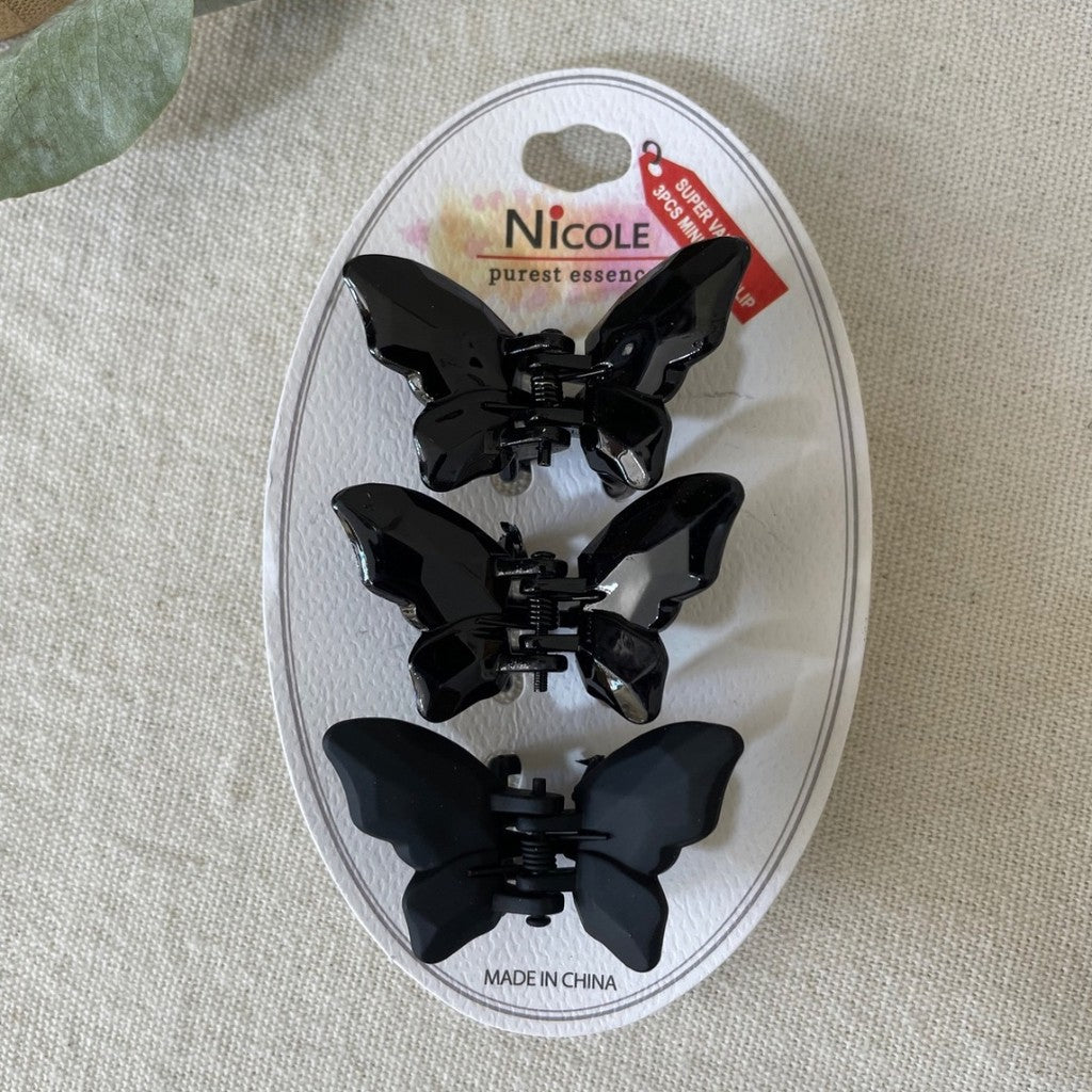Trio de mariposas brillantes