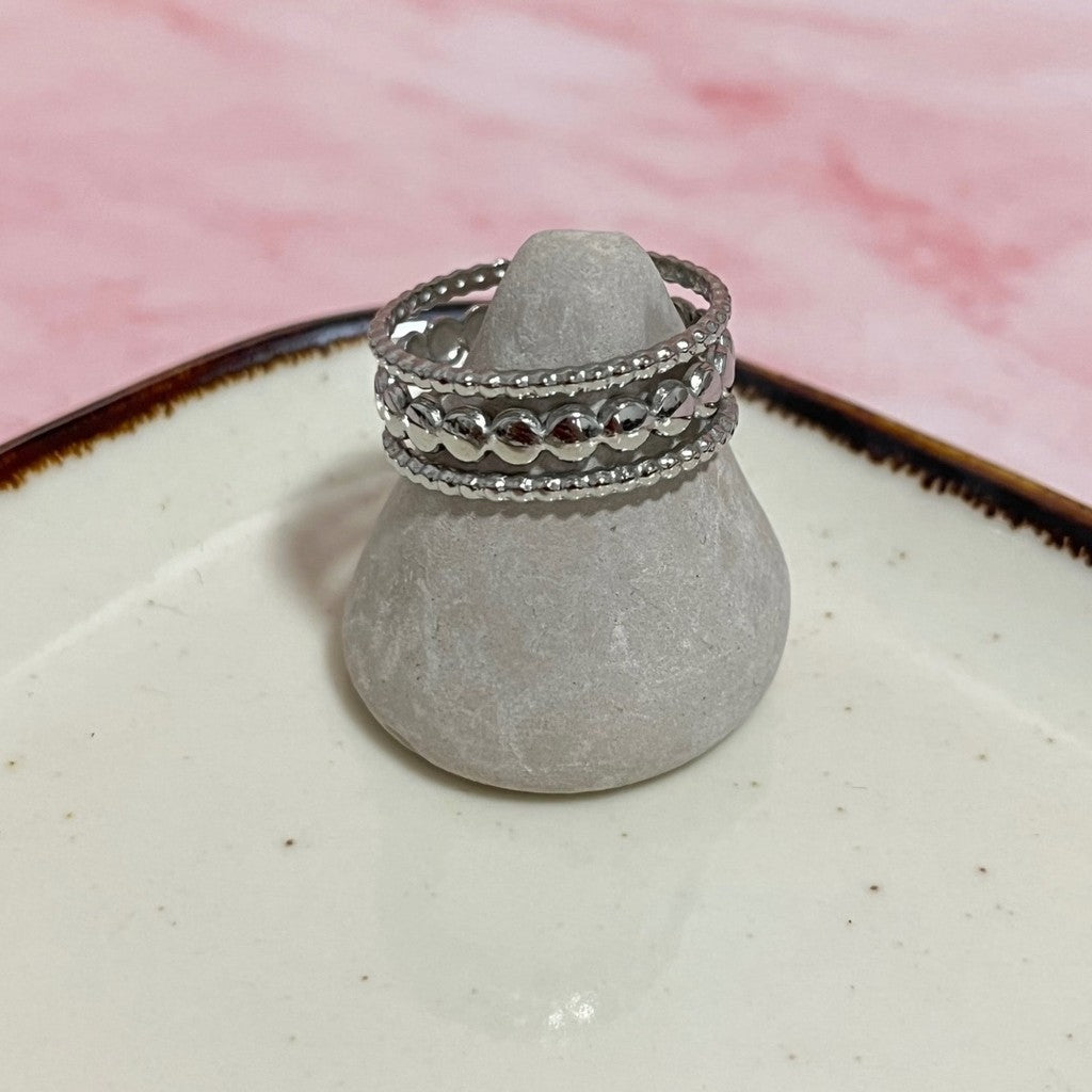 Anillo ajustable puntitos