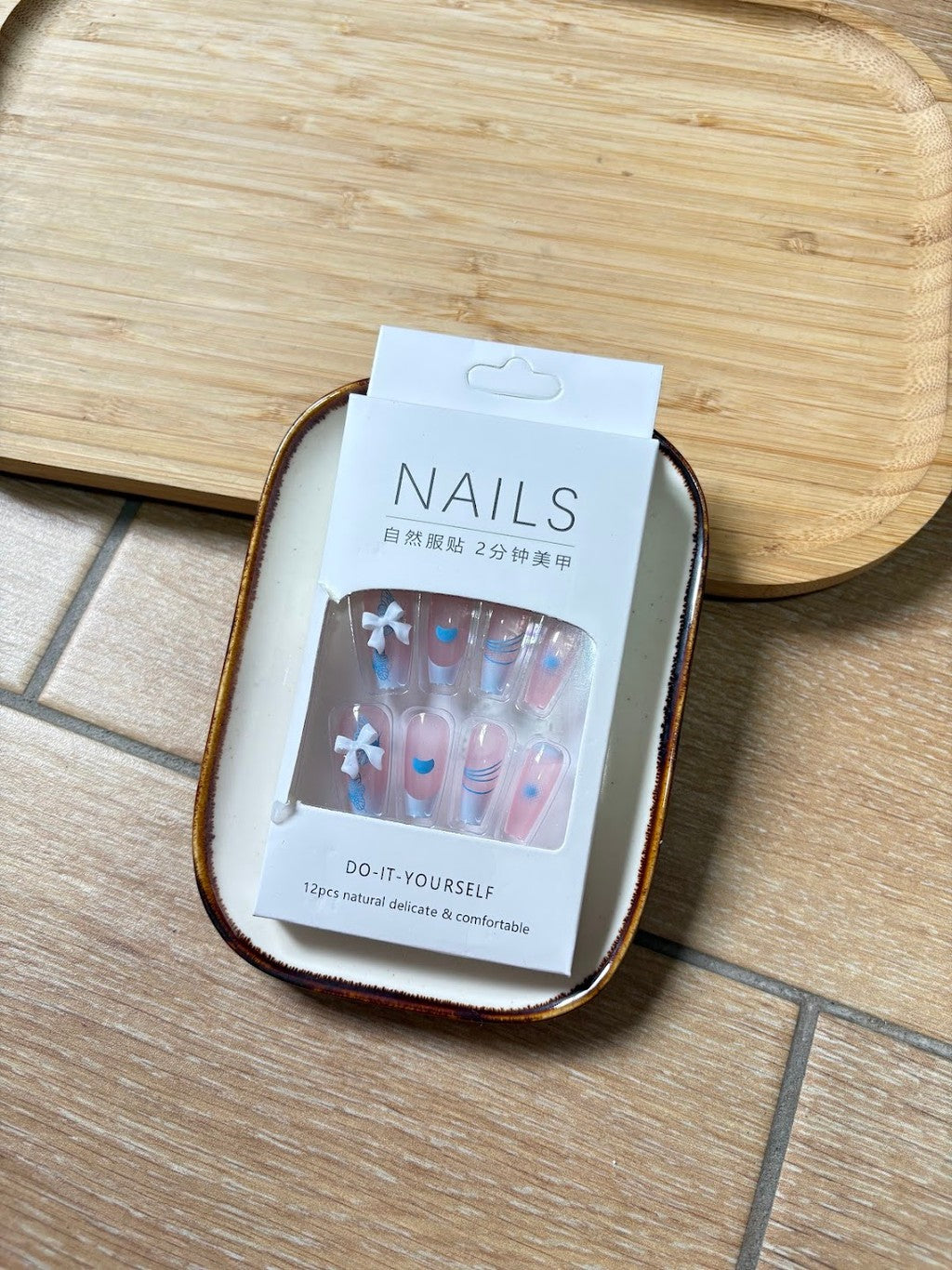 Uñas PressOn coquette largas