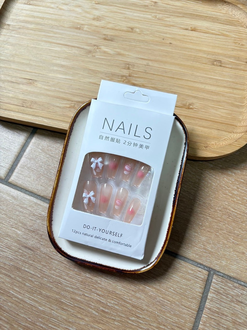 Uñas PressOn coquette largas