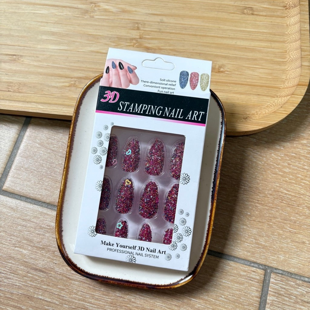 Uñas pressOn bolitas