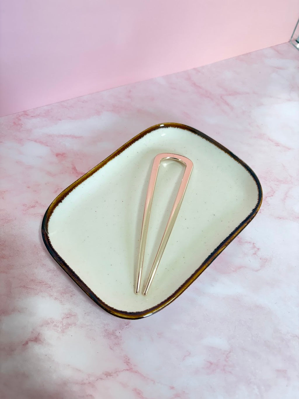 Pinza francesa en U metal