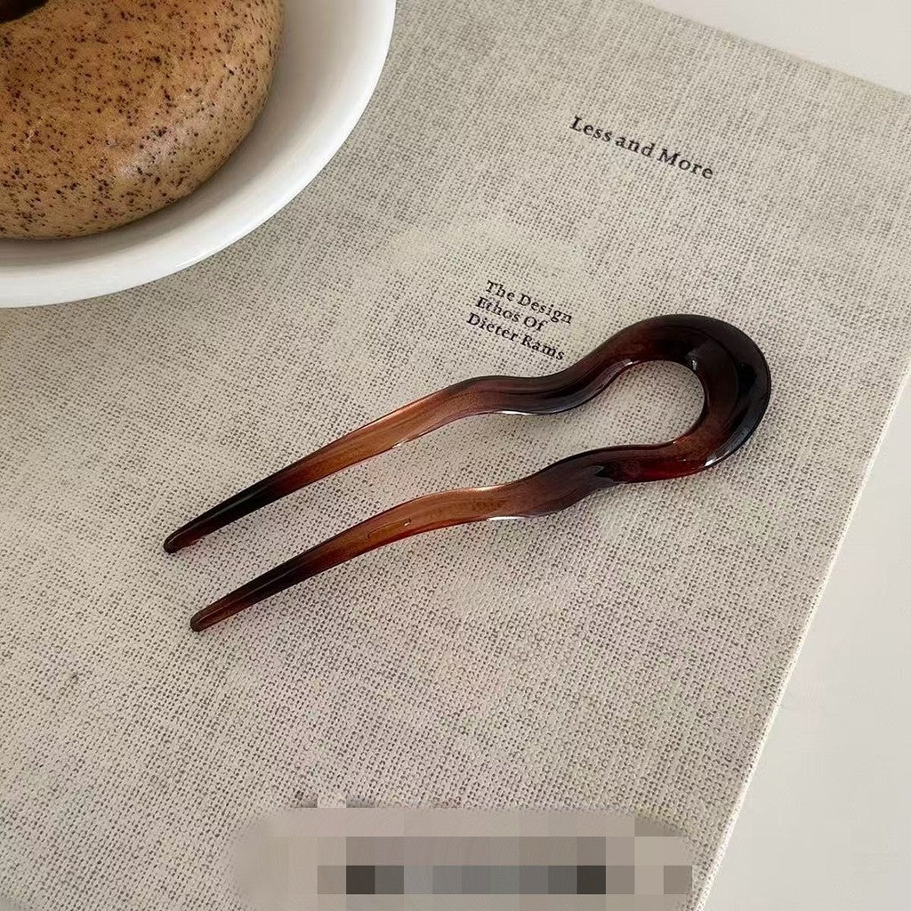 Pinza francesa ondas con diseño