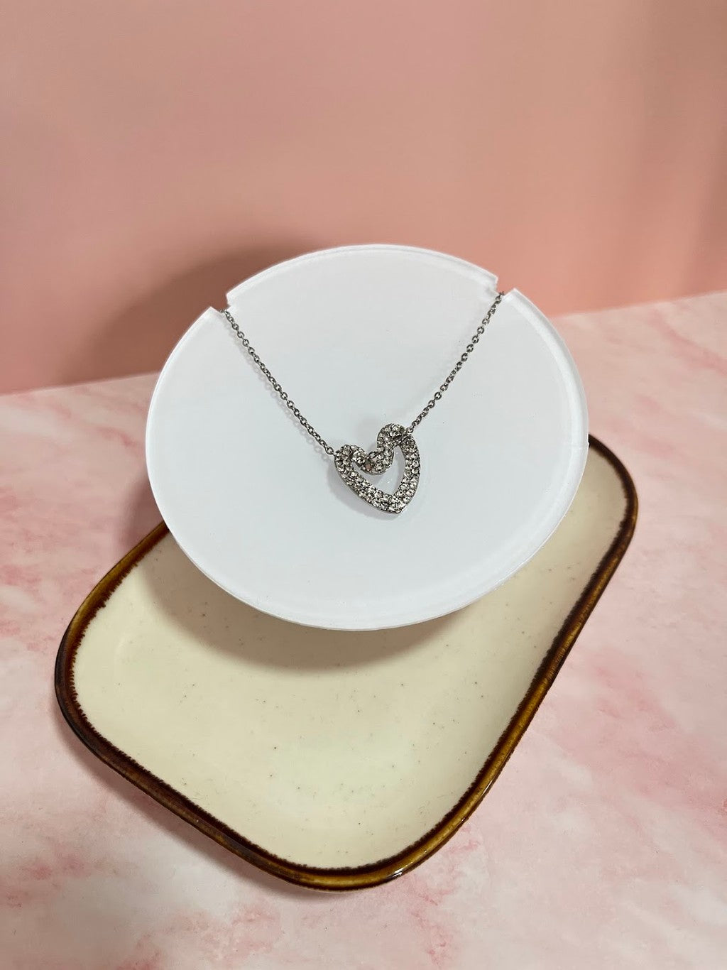 Collar shini love inox