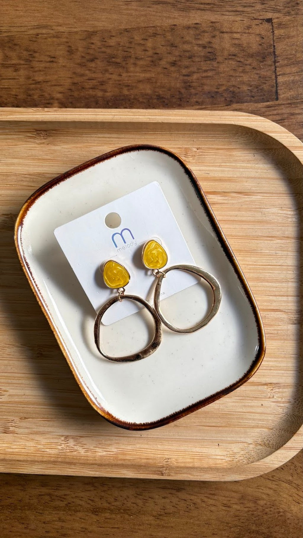 Aretes stud con aros