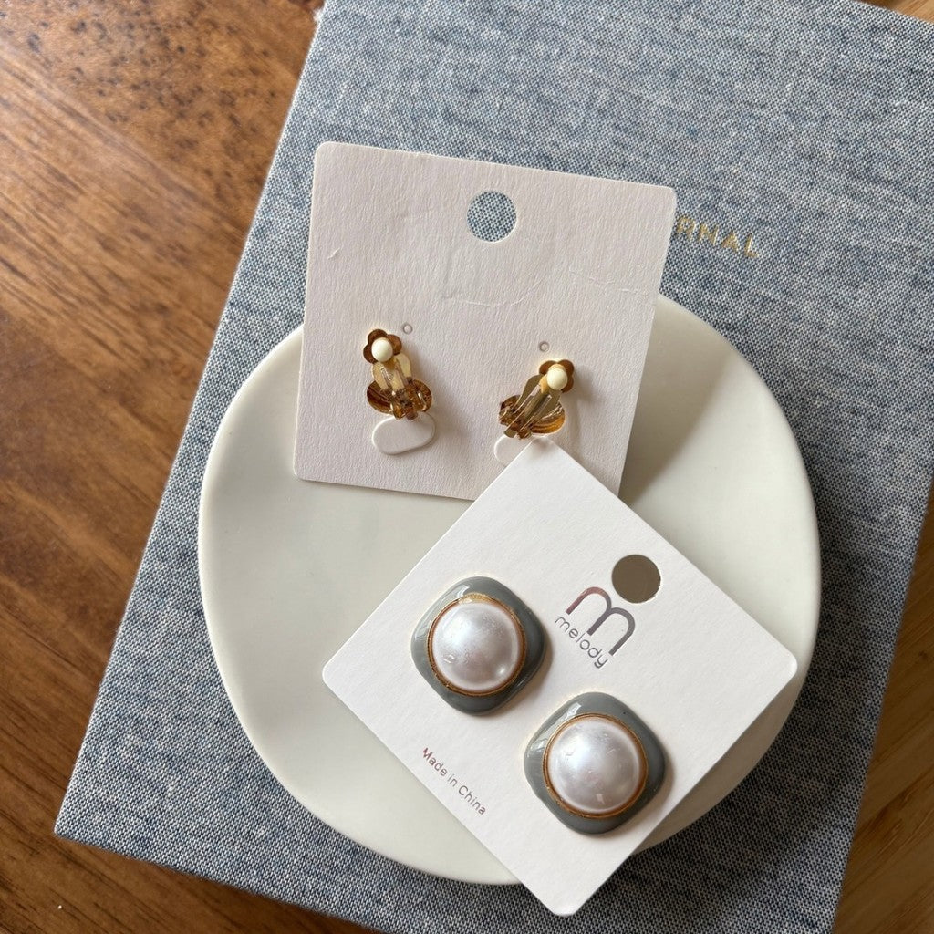 Clip color pearl