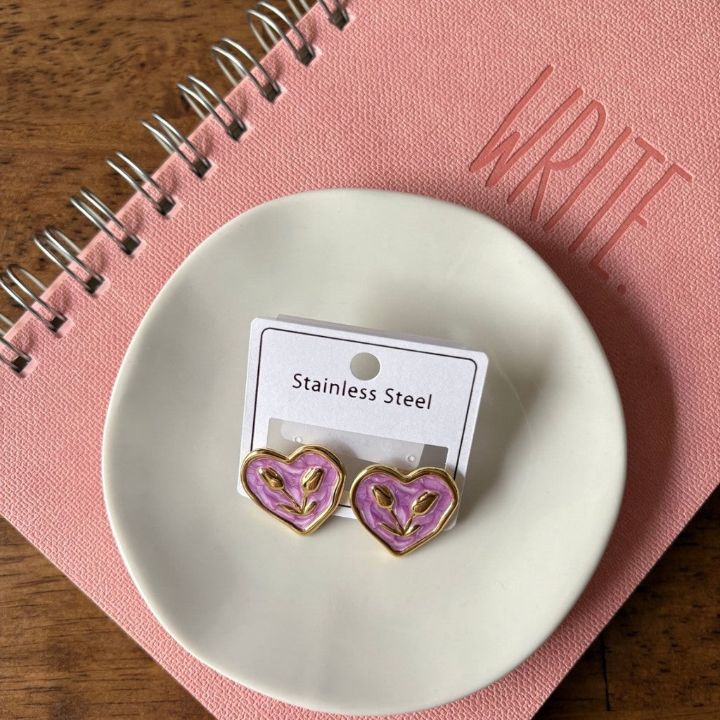 Aretes tulip love