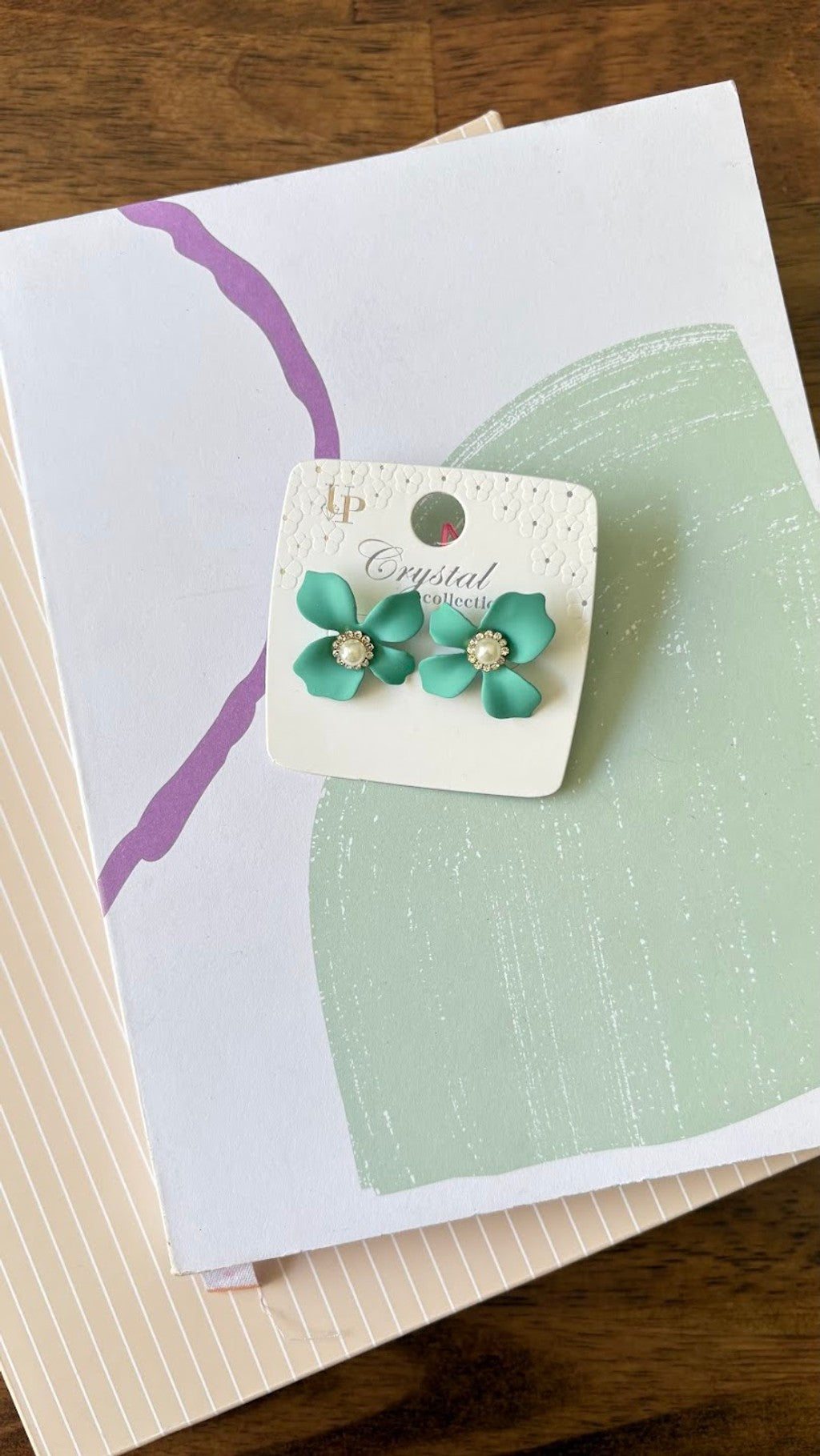 Aretes Studs pétalos