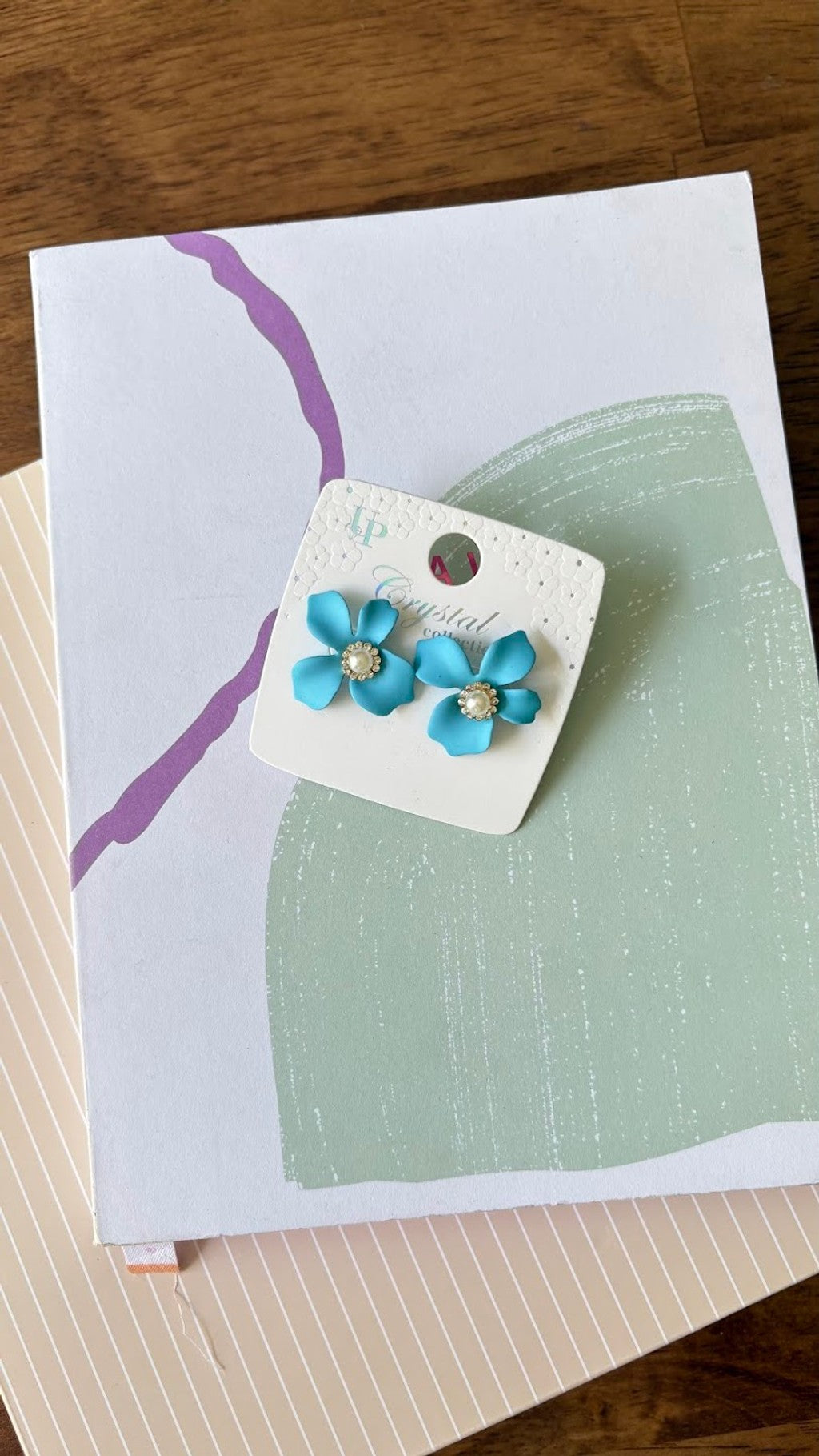Aretes Studs pétalos