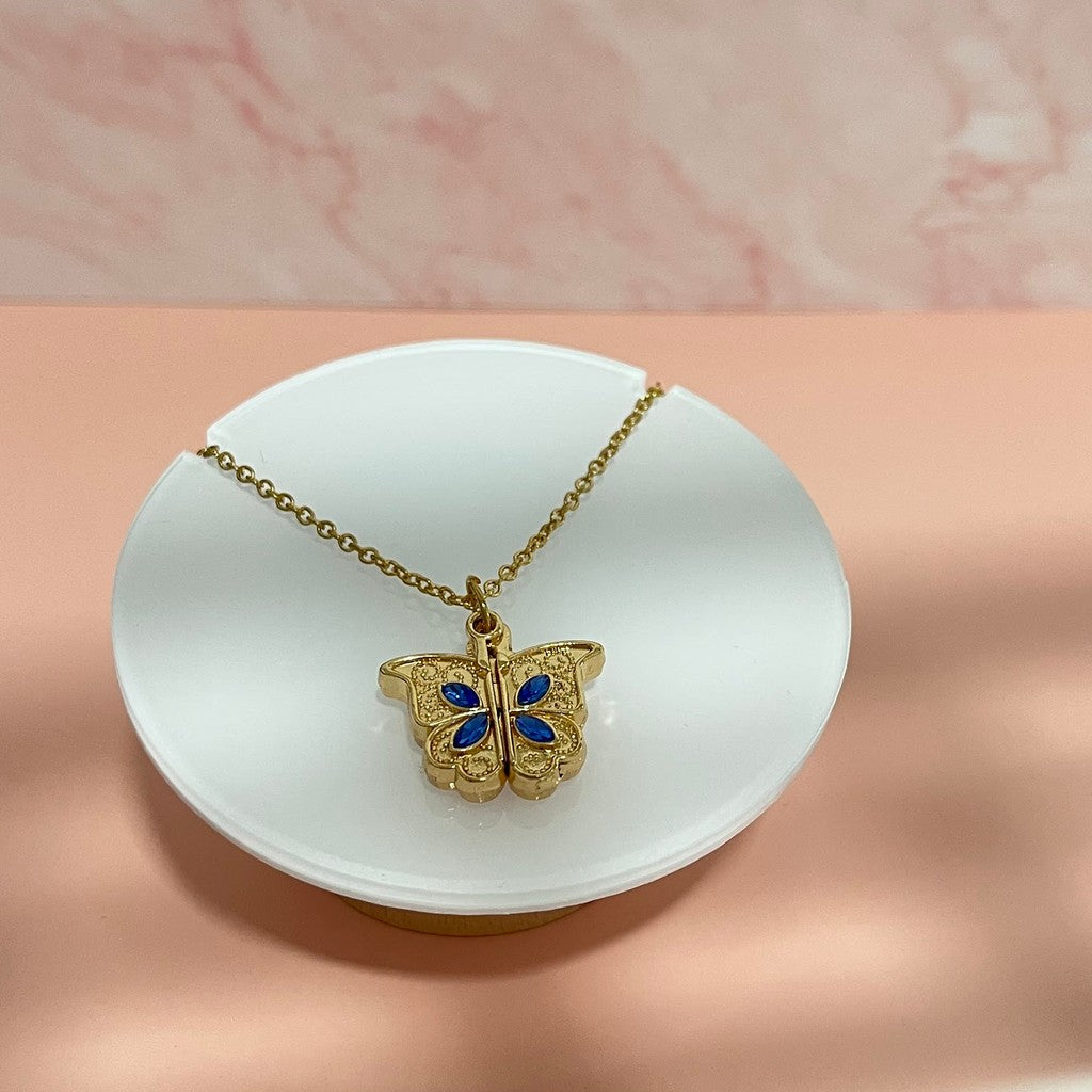 Collar I love you butterfly