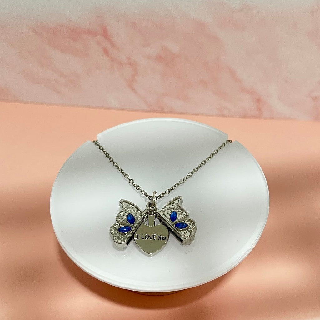 Collar I love you butterfly