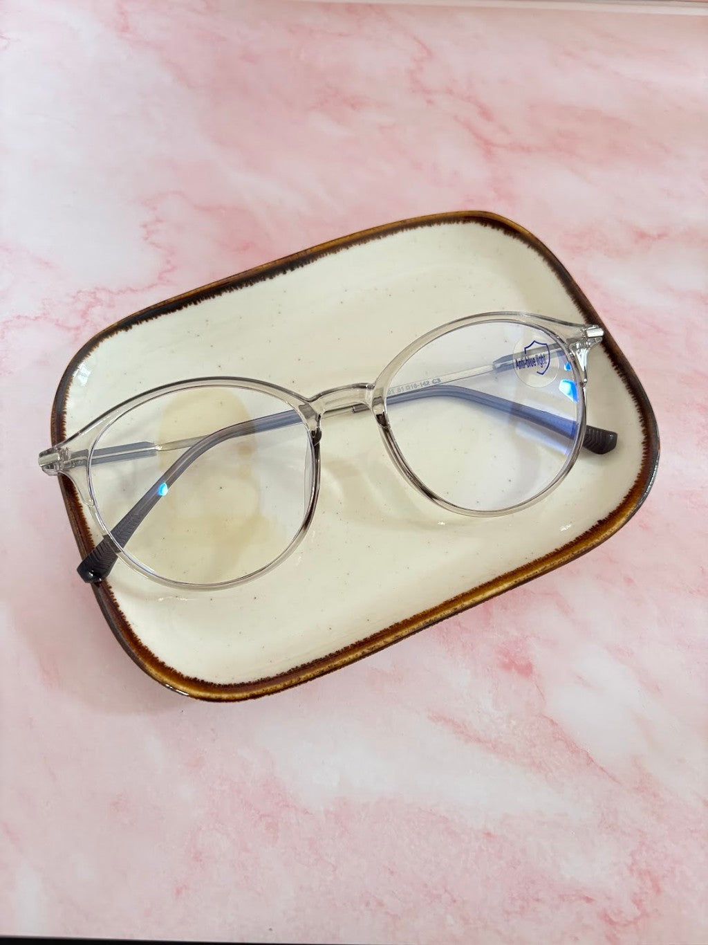 Lentes antireflejo redondos