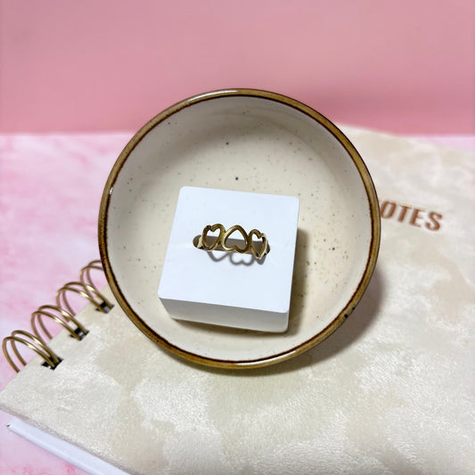 Anillo triple amor inox