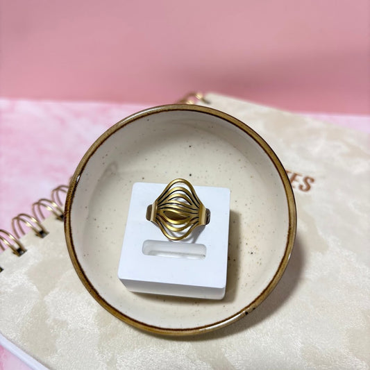 Anillo lineas inox
