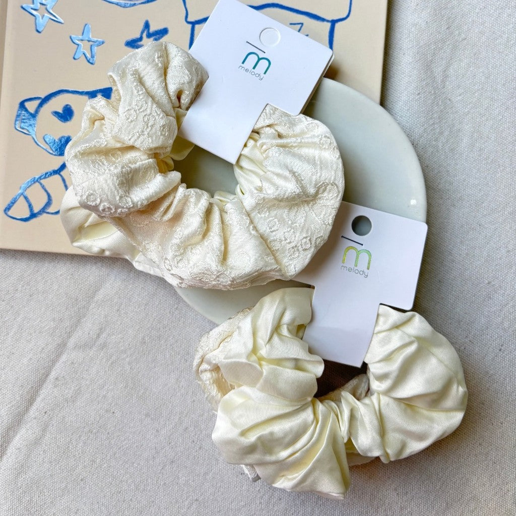 Duo scrunchie textura