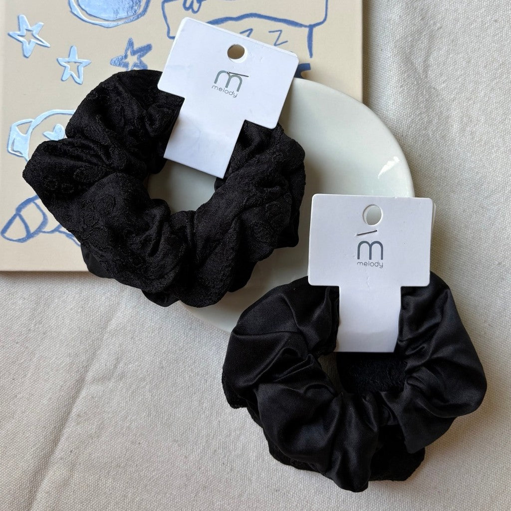 Duo scrunchie textura