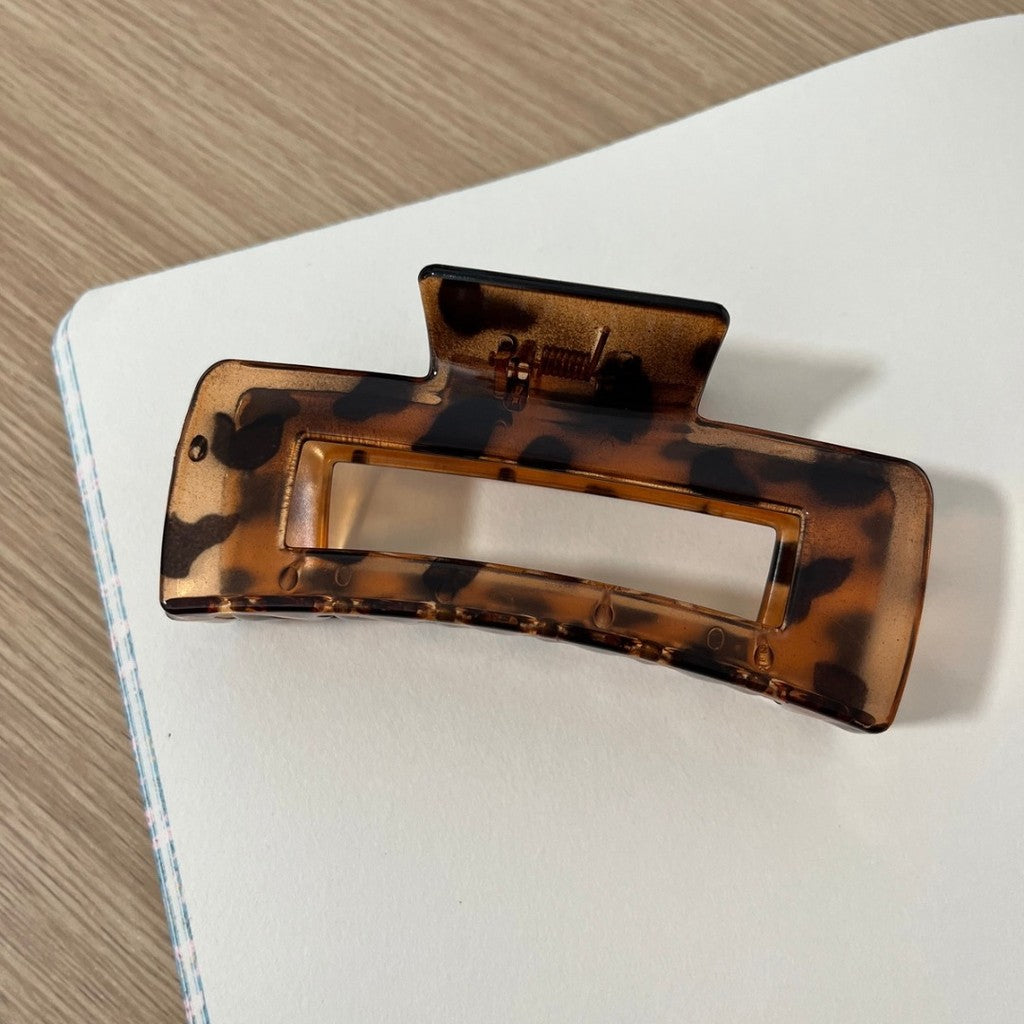 Gancho rectangular animal print