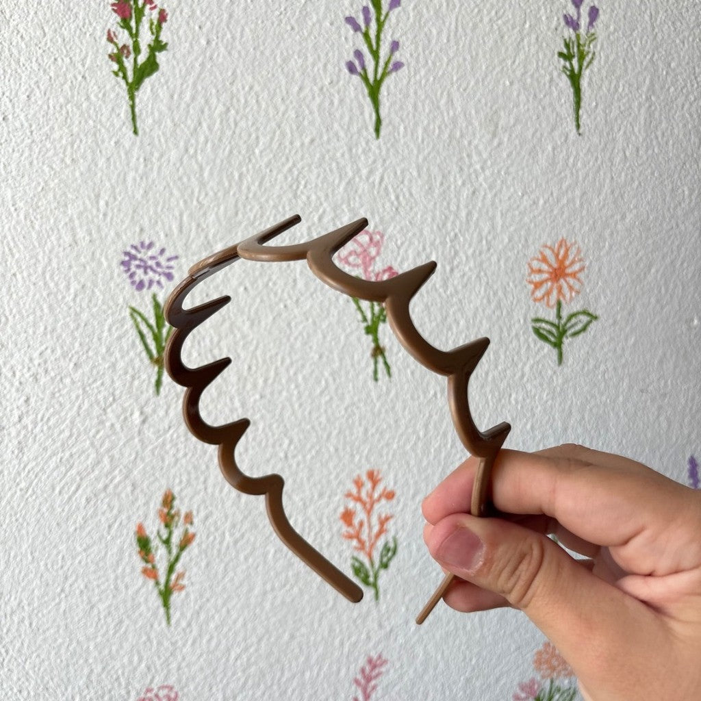Diademas Zig Zag brillante