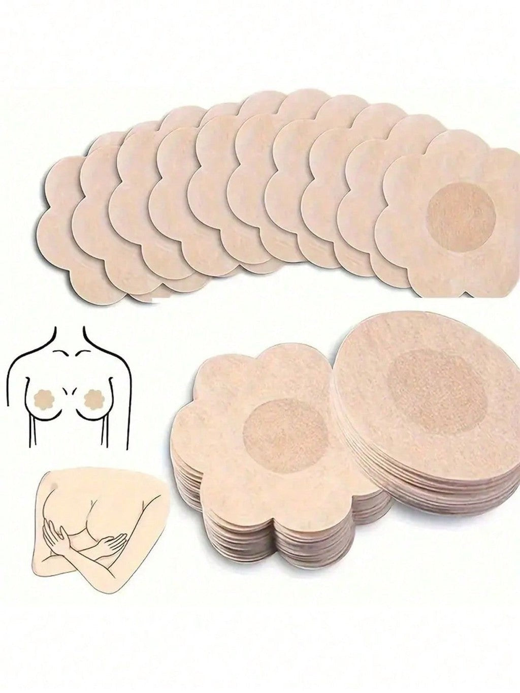 Set 5 pares de cubre pezón